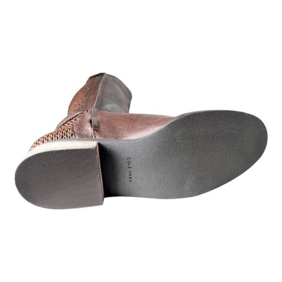 COLE HAAN Isabell Tall Brown Riding Boot Size 7B - Picture 8 of 9